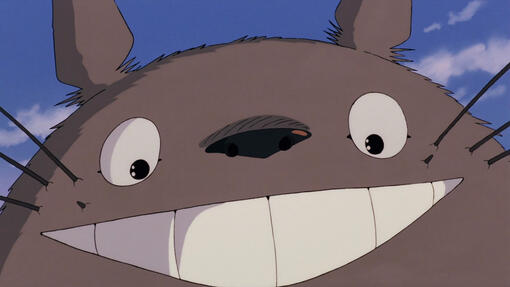 Close-up of Totoro.